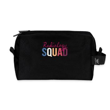 MRI Radiologist Radiology Rad Tech X-ray - Recycled Toiletry Zip Bag - black - Front