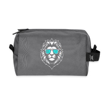 Leo Holger - Trousse de toilette en tissu recyclé - anthracite - Devant