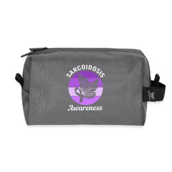Sarcoidosis - Recycled Toiletry Zip Bag - anthracite - Front