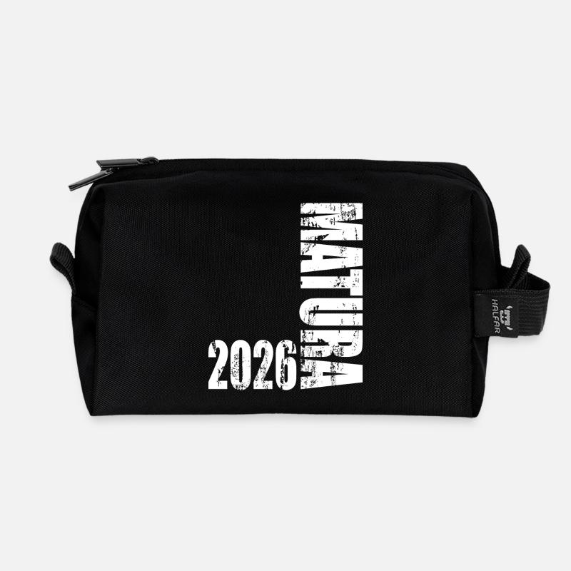 Matura 2026 - Recycled Toiletry Zip Bag - black