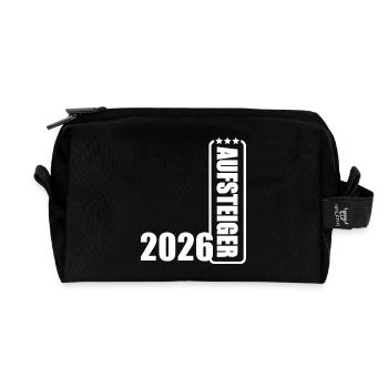 Aufsteiger 2026 Aufstiegstrikot Aufstieg 26 - Recycelte Kulturtasche - Schwarz - Vorne