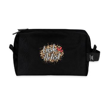Kosmetik Make-up Kosmetikerin - Recycelte Kulturtasche - Schwarz - Vorne