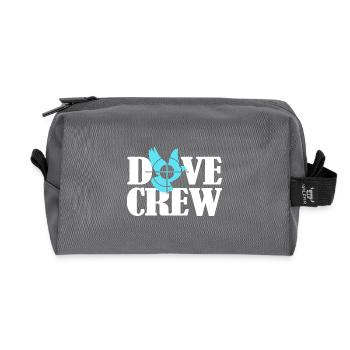 Chasse au pigeon - Trousse de toilette en tissu recyclé - anthracite - Devant