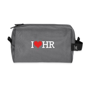 HR Manager - Recycled Toiletry Zip Bag - anthracite - Front