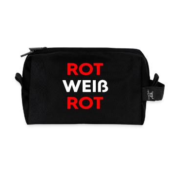 Berlin capital Berlinstyle - Recycled Toiletry Zip Bag - black - Front