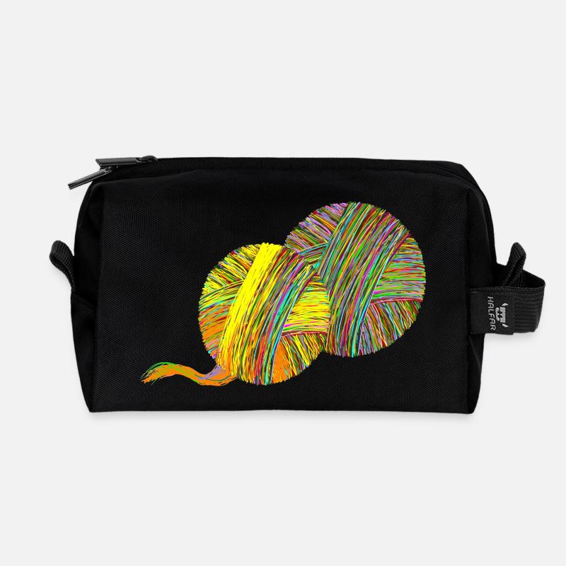 Schneider Handwerk Wolle - Recycelte Kulturtasche - Schwarz