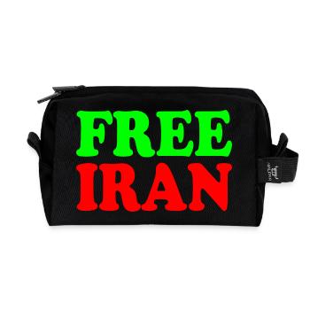 Free iran - Recycelte Kulturtasche - Schwarz - Vorne