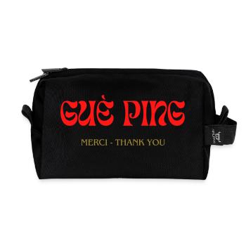 Guè Ping - Recycelte Kulturtasche - Schwarz - Vorne