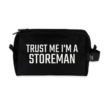 Storeman Trust Me - Recycelte Kulturtasche - Schwarz - Vorne