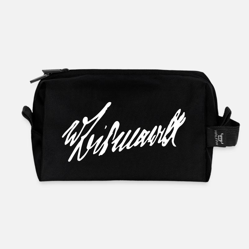 Otto von Bismarck - Recycelte Kulturtasche - Schwarz