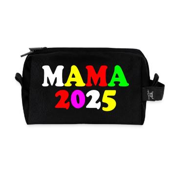 Mama 2025 - Recycelte Kulturtasche - Schwarz - Vorne