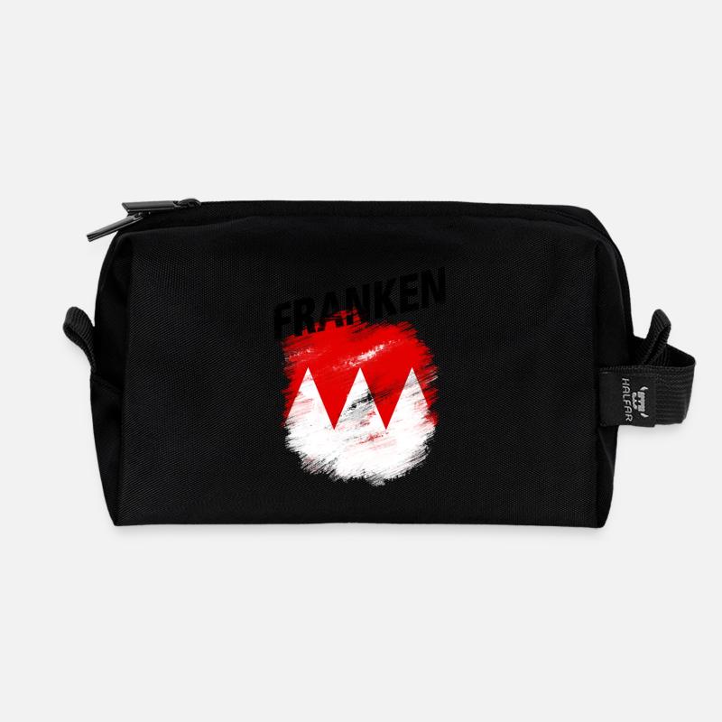 Franken - Recycelte Kulturtasche - Schwarz