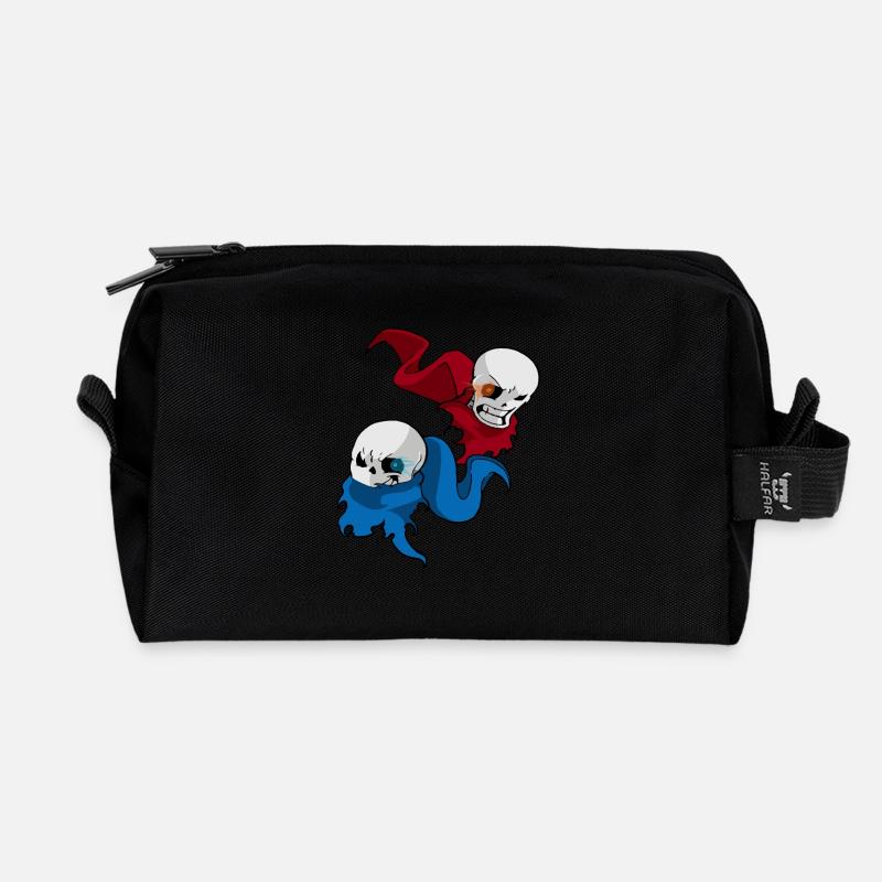 San / Papyrus - Recycelte Kulturtasche - Schwarz