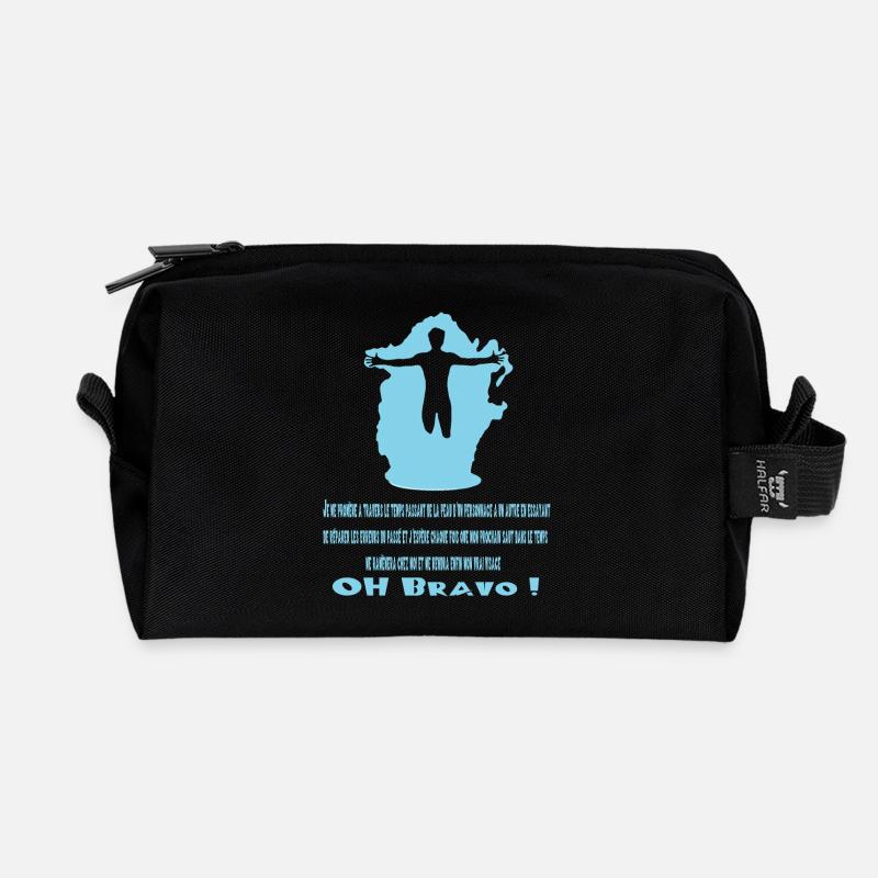 Beckett Oh Bravo ! - Trousse de toilette en tissu recyclé - noir
