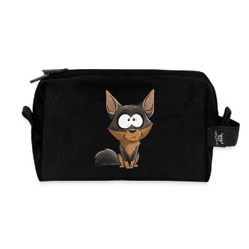 Kelpie - Trousse de toilette en tissu recyclé - noir - Devant