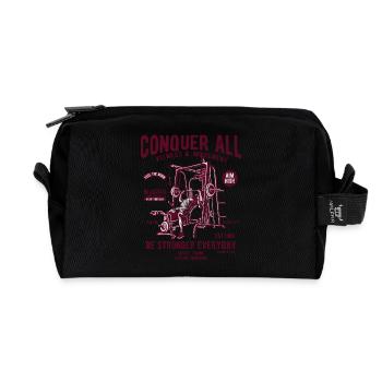 FITNESS & MOVEMENT - Fitness & Training Shirt - Recycled Toiletry Zip Bag - black - Front