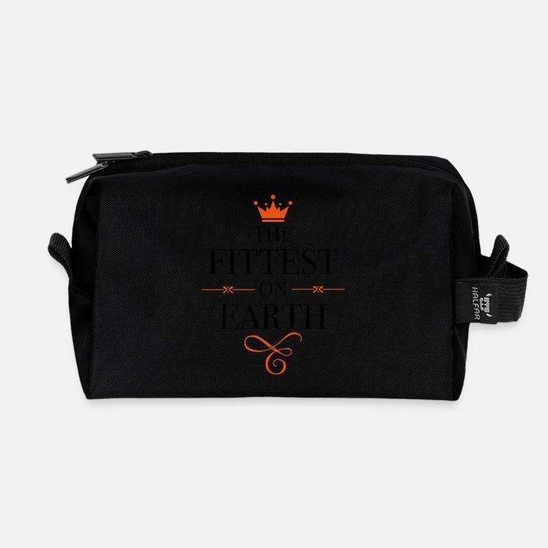 Sports - Recycled Toiletry Zip Bag - black