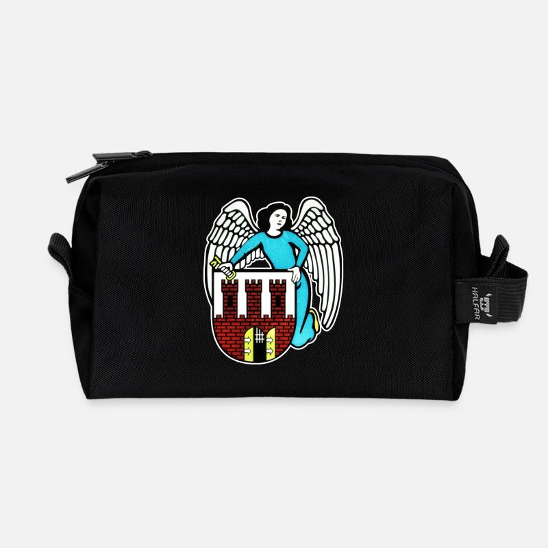 Toruń - Polen - Recycelte Kulturtasche - Schwarz
