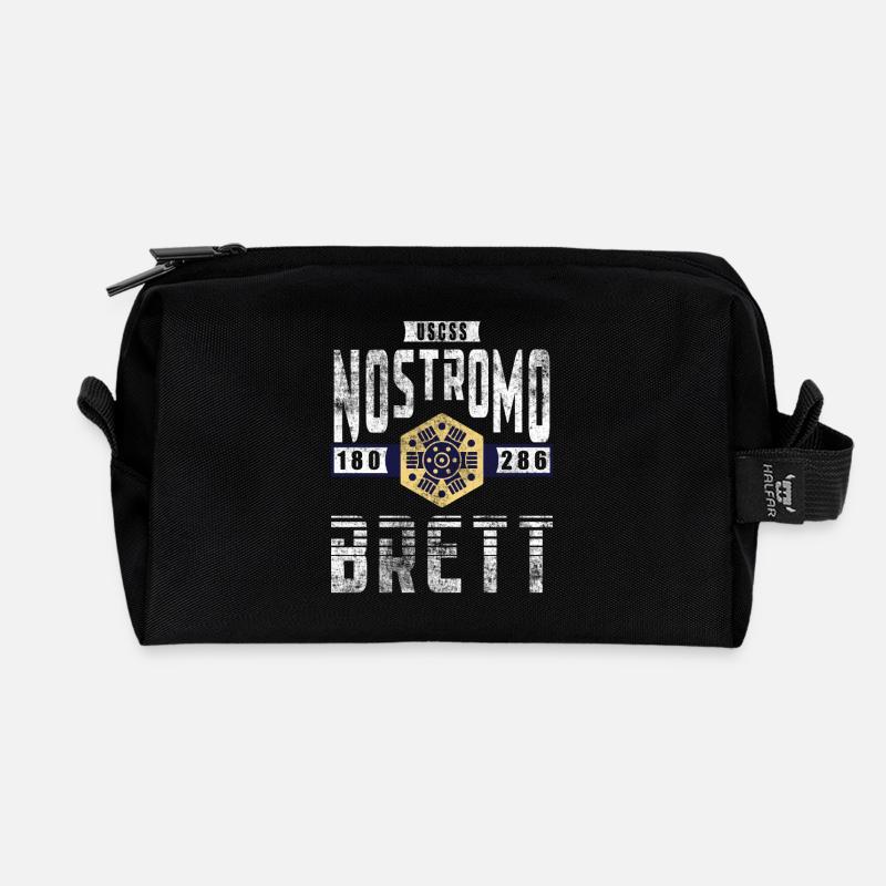 Alien Nostromo Besatzungsrang Brett - Recycelte Kulturtasche - Schwarz