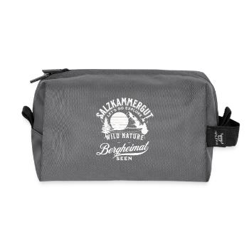Salzkammergut Wildnissee Bergsee Naturmotiv - Recycelte Kulturtasche - Anthrazit - Vorne
