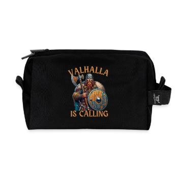 Valhalla is Calling - Recycelte Kulturtasche - Schwarz - Vorne