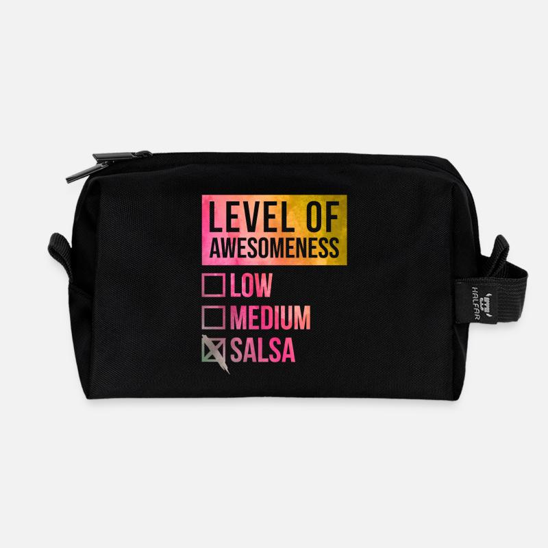 Salsa - Recycelte Kulturtasche - Schwarz