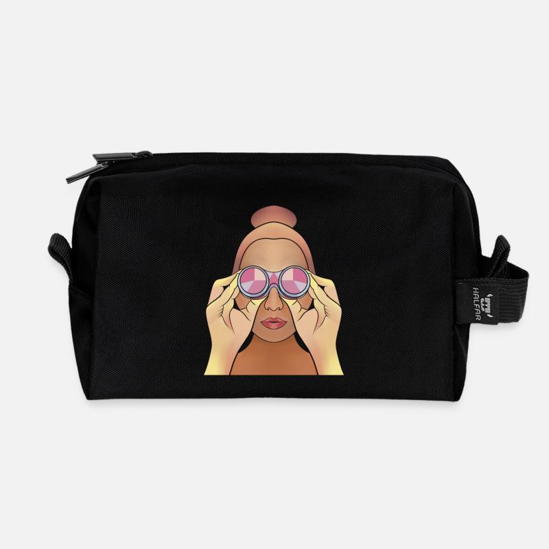 Fernglas - Recycelte Kulturtasche - Schwarz