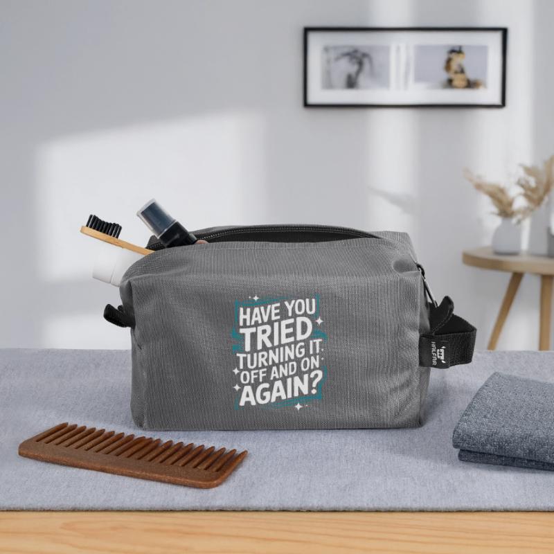 Technischer Support Computerfreak Nerd Recycelte Kulturtasche
