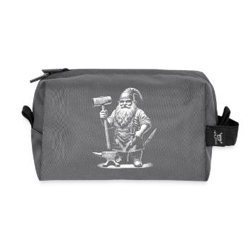 Blacksmith - Recycled Toiletry Zip Bag - anthracite - Front
