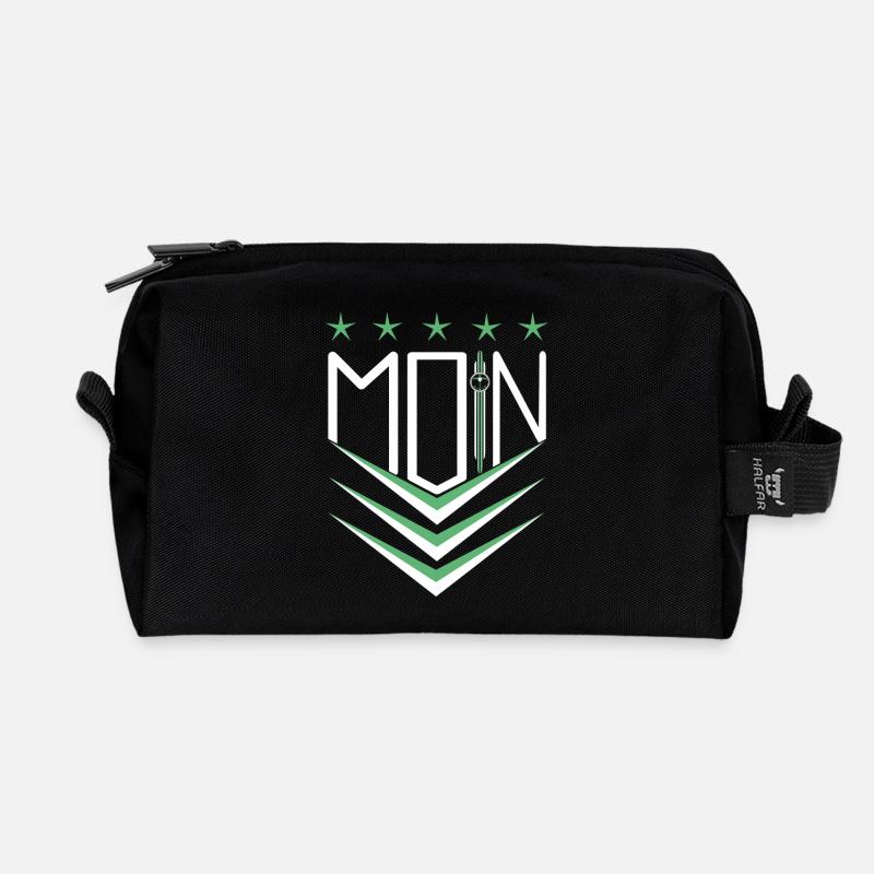 moin moin - Recycelte Kulturtasche - Schwarz
