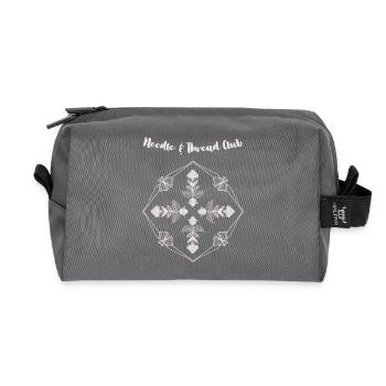 Needle & Thread Club - Recycled Toiletry Zip Bag - anthracite - Front