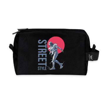 Street Dance | Street Style - Recycled Toiletry Zip Bag - black - Front