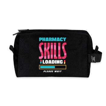 Pharmacien Technicien Pharmaceutique - Trousse de toilette en tissu recyclé - noir - Devant