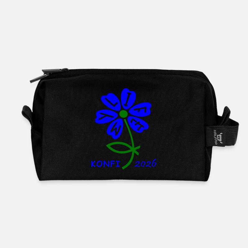 Konfirmation 2026 - Recycelte Kulturtasche - Schwarz