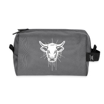 Stier Kopf Bulle Graffiti Vektor - Recycelte Kulturtasche - Anthrazit - Vorne