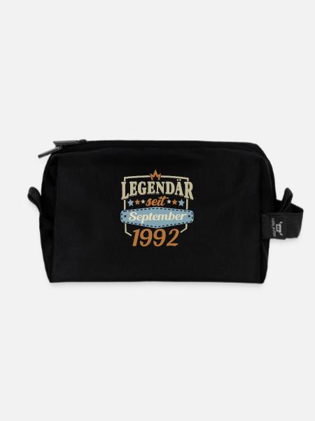 Geburtstag Legendär seit september 1992 - Recycelte Kulturtasche - Schwarz