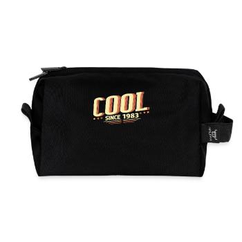 Cool seit 1983 Sprüche Geburtstag Modern - Recycelte Kulturtasche - Schwarz - Vorne