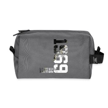 57TH BIRTHDAY LIMITED EDITION 1969 - Recycled Toiletry Zip Bag - anthracite - Front