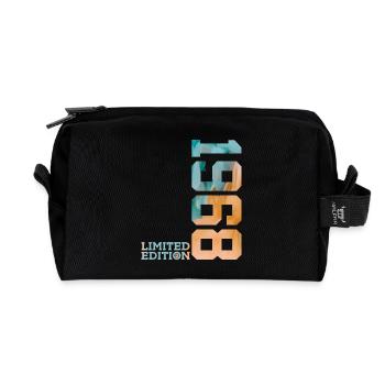 58. GEBURTSTAG LIMITED EDITION 1968 - Recycelte Kulturtasche - Schwarz - Vorne