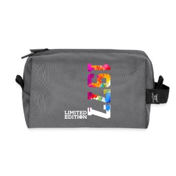 49. GEBURTSTAG LIMITED EDITION 1977 - Recycelte Kulturtasche - Anthrazit - Vorne