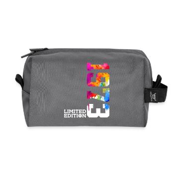 53RD BIRTHDAY LIMITED EDITION 1973 - Recycled Toiletry Zip Bag - anthracite - Front