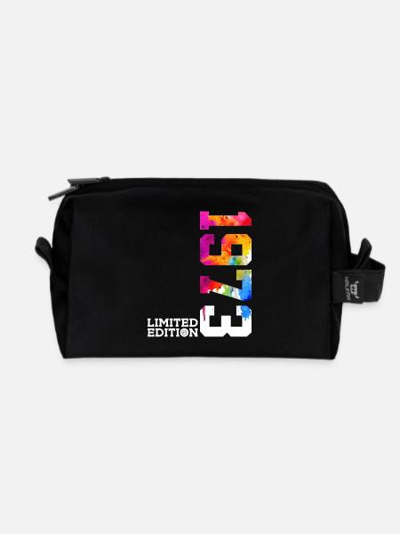53. GEBURTSTAG LIMITED EDITION 1973 - Recycelte Kulturtasche - Schwarz