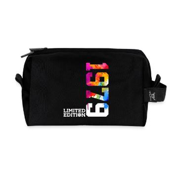 47TH BIRTHDAY LIMITED EDITION 1979 - Recycled Toiletry Zip Bag - black - Front