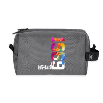 57TH BIRTHDAY LIMITED EDITION 1969 - Recycled Toiletry Zip Bag - anthracite - Front