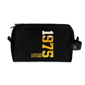LIMITED EDITION 1975 BEER 51ST BIRTHDAY - Recycled Toiletry Zip Bag - black - Front