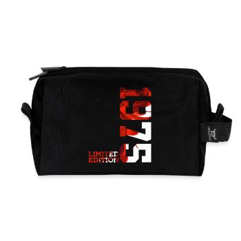 51ST BIRTHDAY 51 YEARS LIMITED EDITION 1975 - Recycled Toiletry Zip Bag - black - Front