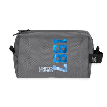 39. GEBURTSTAG LIMITED EDITION 1987 - Recycelte Kulturtasche - Anthrazit - Vorne