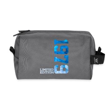 47TH BIRTHDAY LIMITED EDITION 1979 - Recycled Toiletry Zip Bag - anthracite - Front