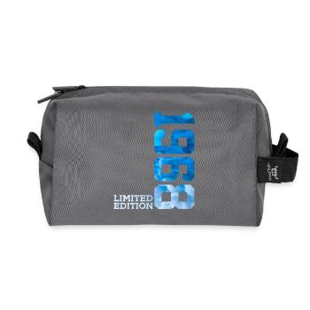 58. GEBURTSTAG LIMITED EDITION 1968 - Recycelte Kulturtasche - Anthrazit - Vorne