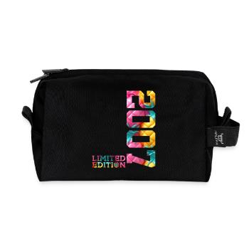 19TH BIRTHDAY LIMITED EDITION 2007 - Recycled Toiletry Zip Bag - black - Front